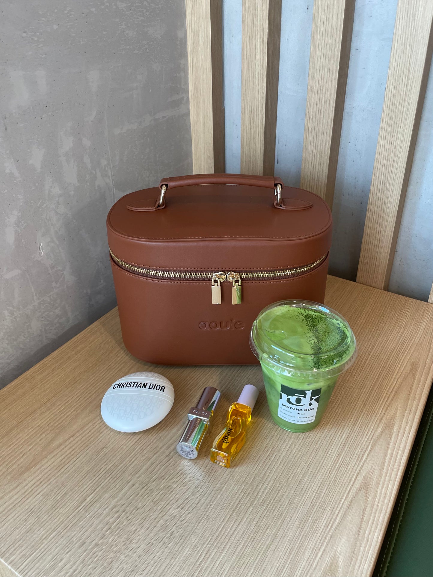 Cappucino Travel Vanity Case