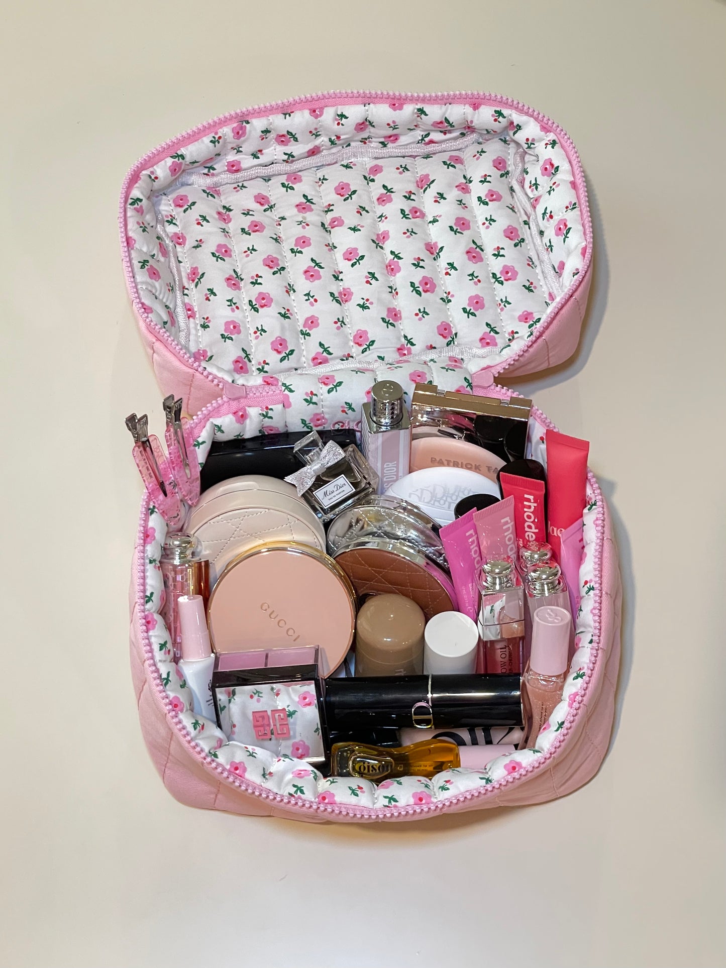 Pink Plush ballerina vanity bag