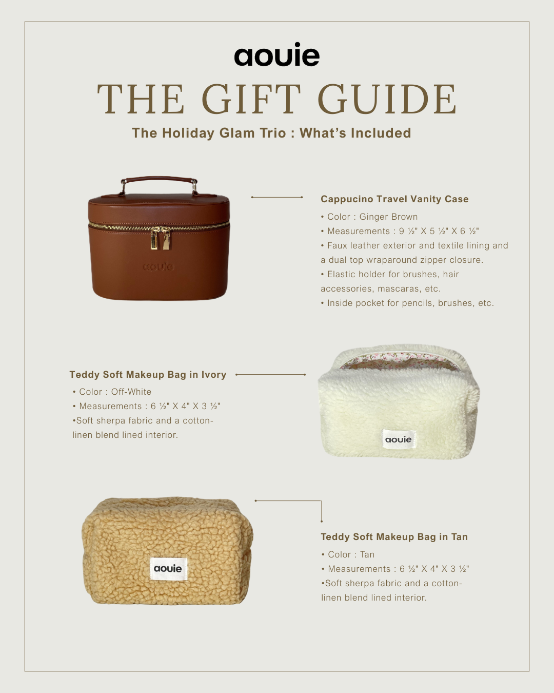 The Holiday Glam Trio