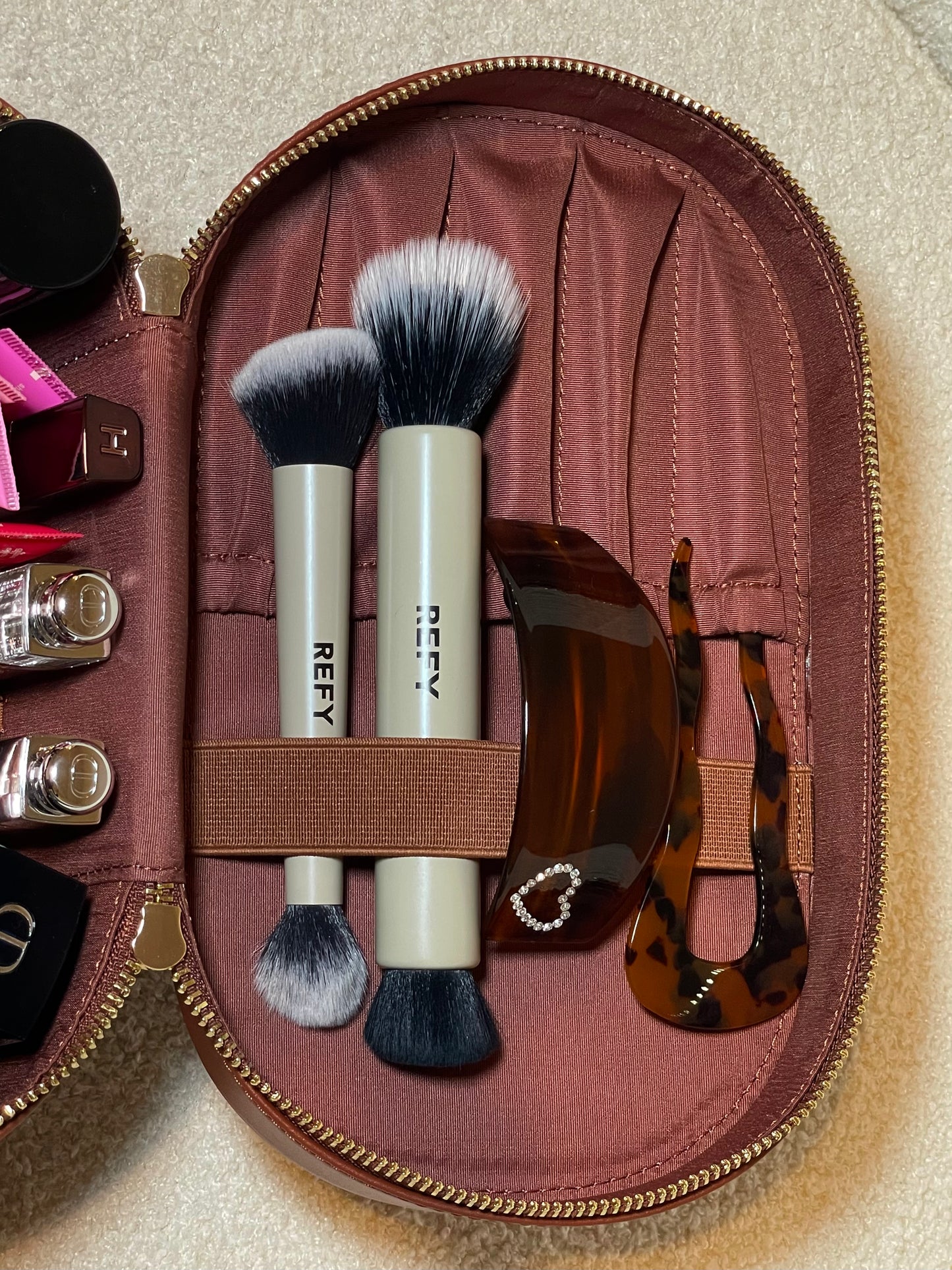 Cappucino Travel Vanity Case