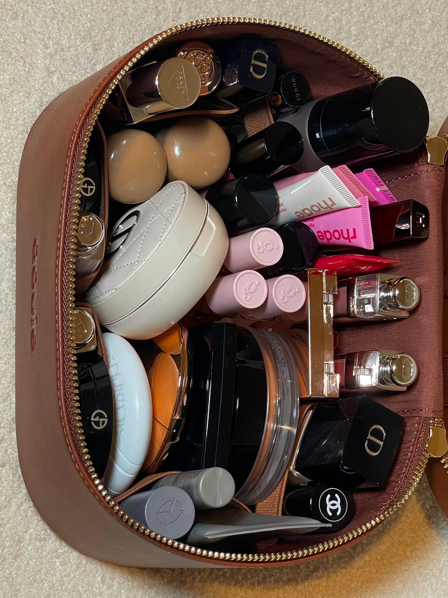 Cappucino Travel Vanity Case