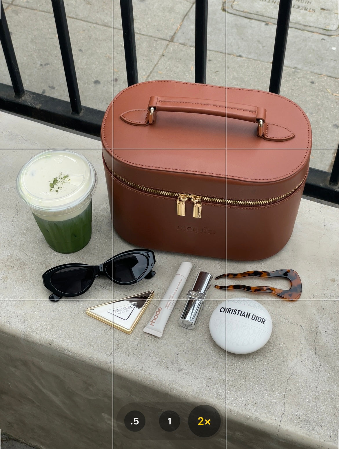 Cappucino Travel Vanity Case