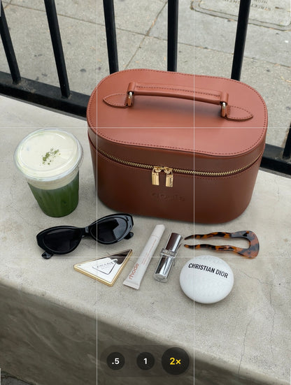 Cappucino Travel Vanity Case