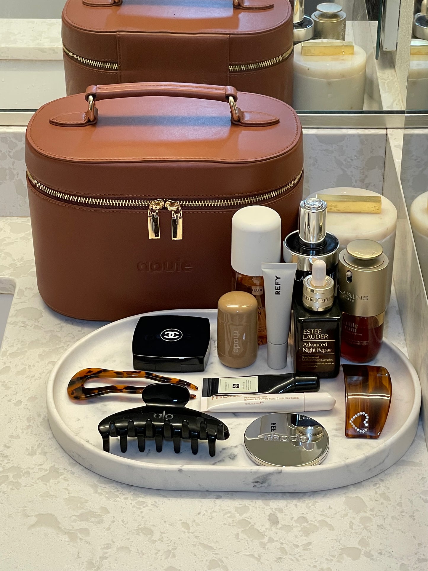 Cappucino Travel Vanity Case