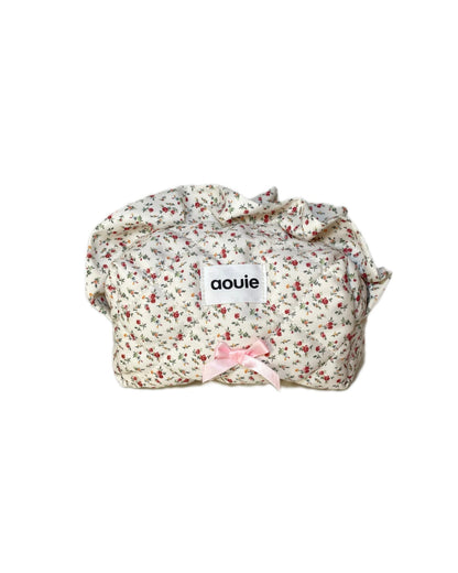 The Floral Ruffled Makeup Bag