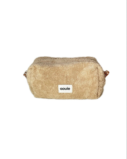 Teddy Towel Makeup Bag